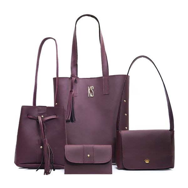 Bolsa Femina Kit Bolsa Sacola + Bolsa Baguete + Bolsa Saco + Carteirinha Dia a Dia 