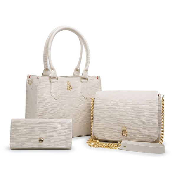 Kit Ks Elegance Off White - 3 peças