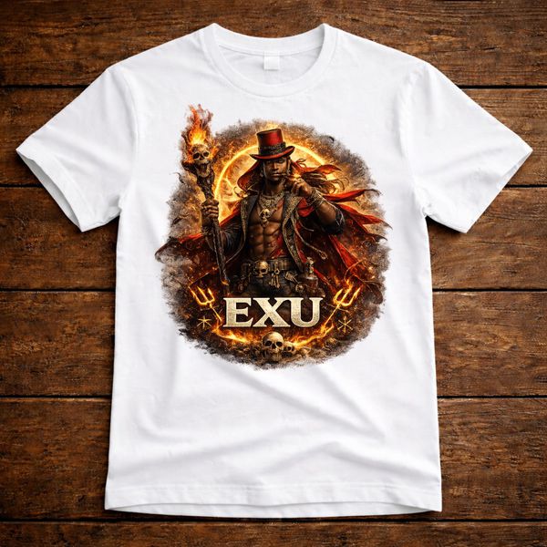 Camiseta Exu — Abertura de Caminhos, Proteção e Movimento
