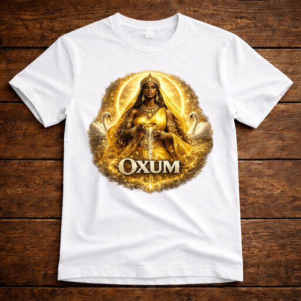 Camiseta Oxum — Amor-próprio e Prosperidade