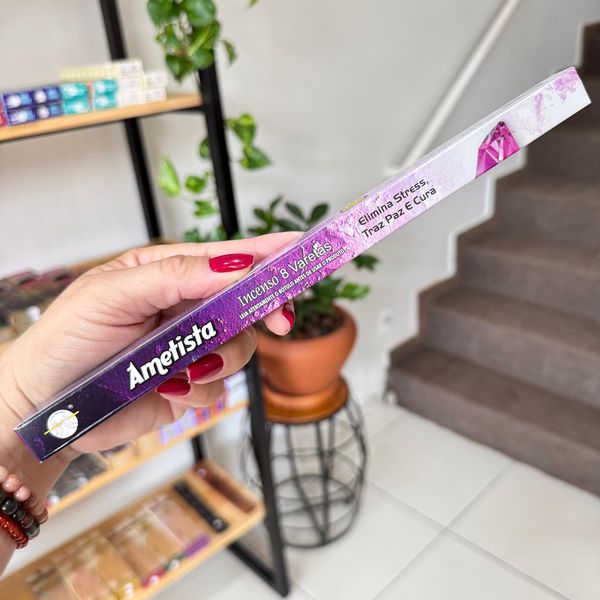 Incenso Flute Ametista – Paz, Cura e Alívio do Estresse