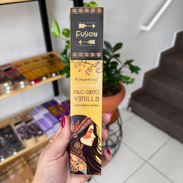 Incenso Golden Palo Santo & Vanilla