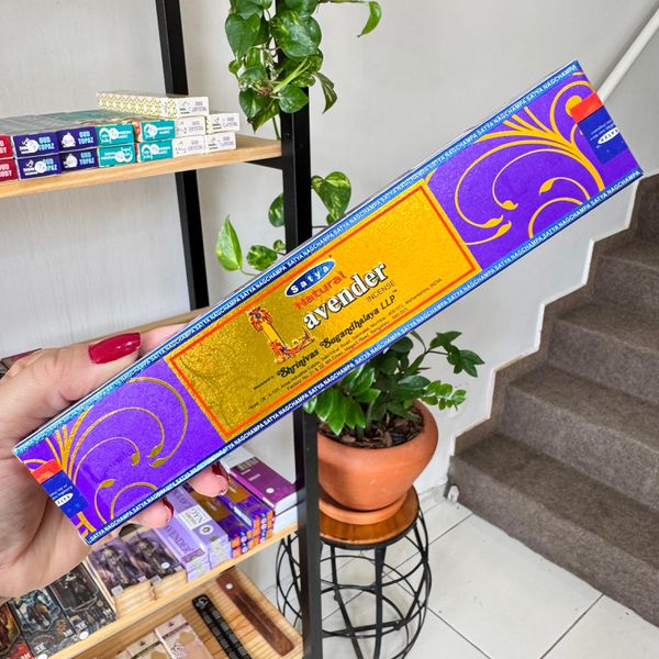 Incenso Satya Lavanda – Relaxamento e Tranquilidade