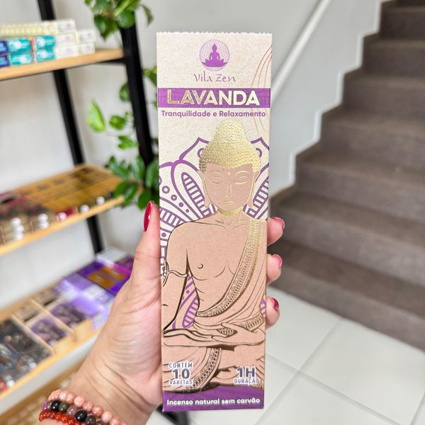 Incenso Vila Zen Lavanda - Tranquilidade e Relaxamento