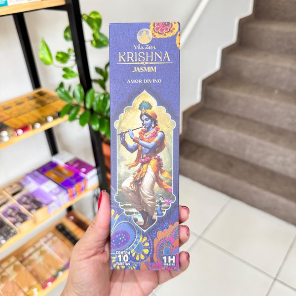 Incenso Vila Zen Krishna - Jasmim / Amor Divino
