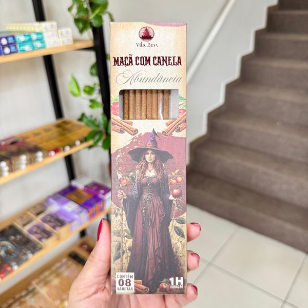 Incenso Vila Zen Maçã com Canela - Abundância