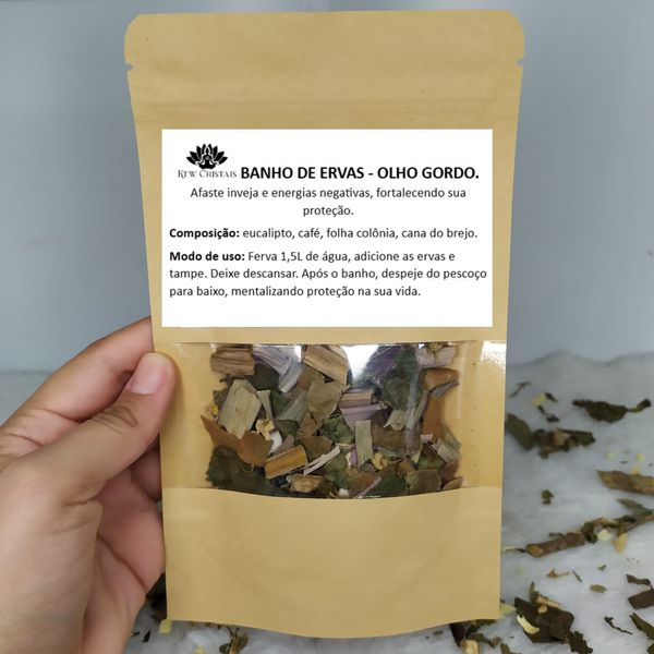 BANHO DE ERVAS – OLHO GORDO