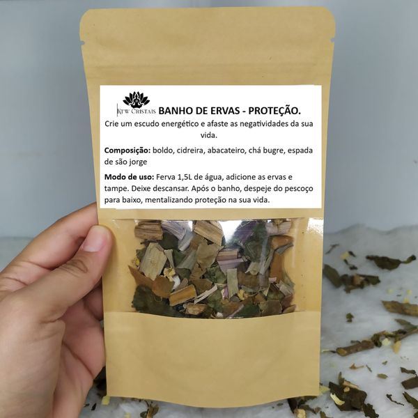 BANHO DE ERVAS – PROTEÇÃO