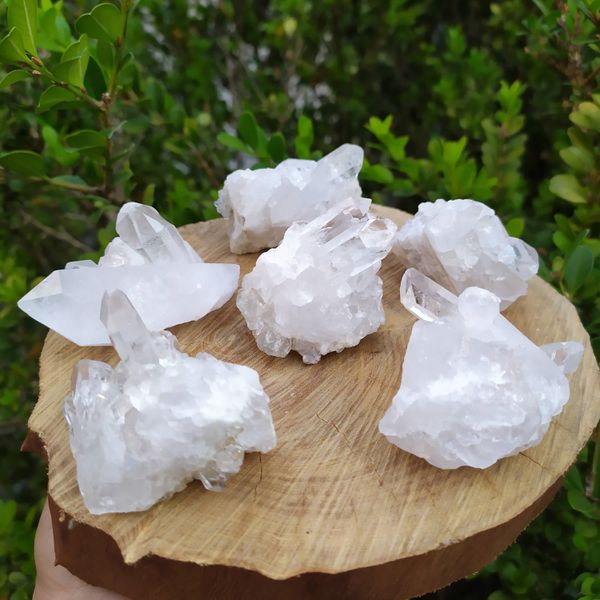 DRUSA DE CRISTAL QUARTZO NATURAL - EQUILÍBRIO E HARMONIA