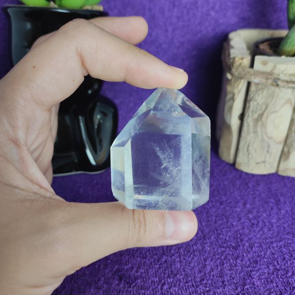 PONTA CRISTAL GERADOR 5 CM - PEÇA ÚNICA