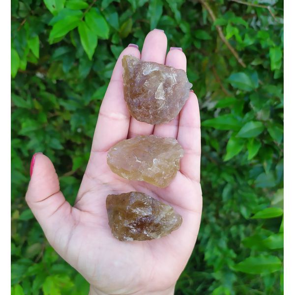 Pedra Bruta Citrino Natural - Abundância e Otimismo 