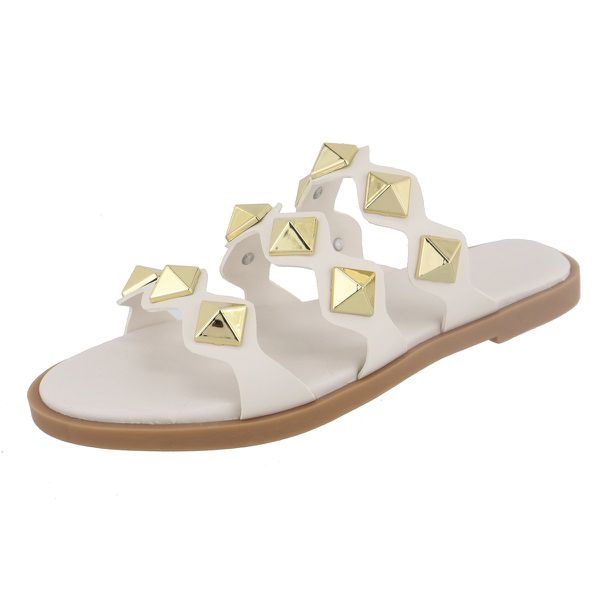 Flat Rasteira Mavi Off White