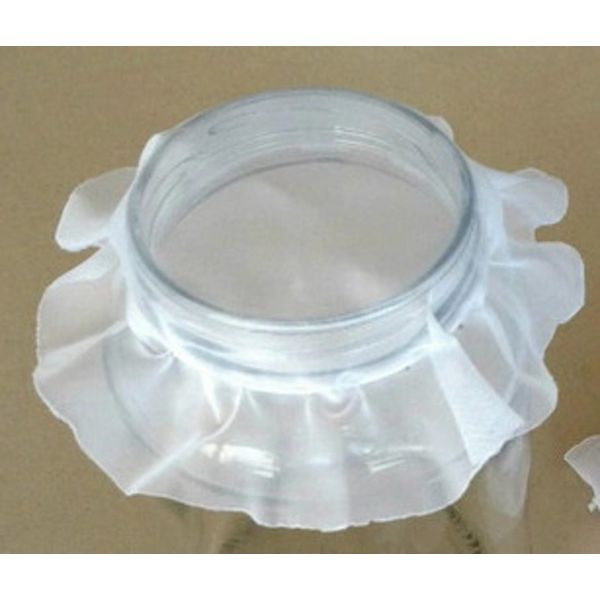 4 Tecido nylon voal p/ Vidro 3L + Elástico prendedor