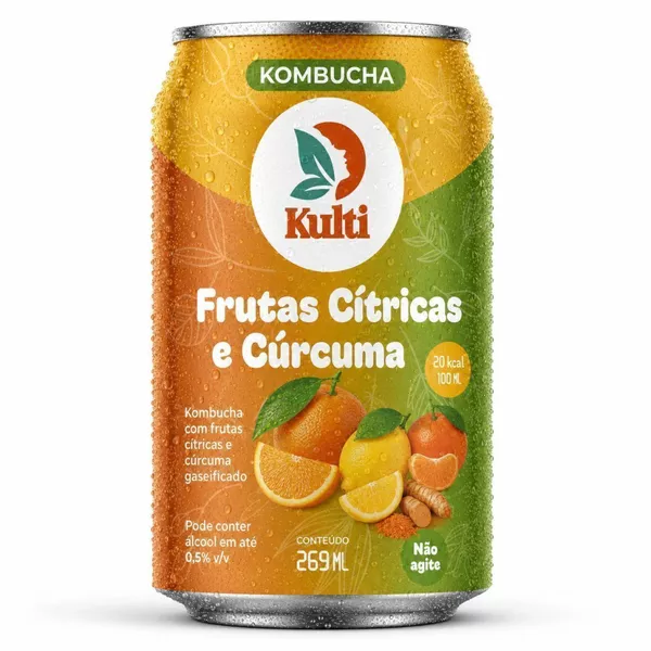 Kombucha Kit Mix Surpresa (12 Latas) 269ml - Kulti