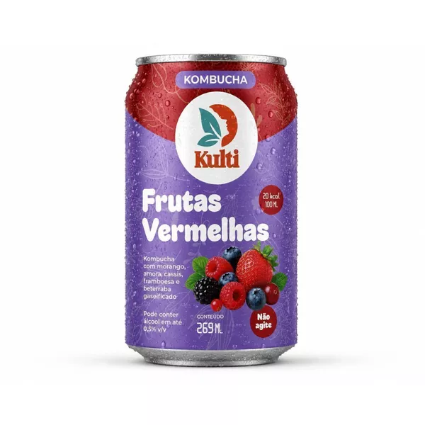 Kombucha Kit Mix Surpresa (12 Latas) 269ml - Kulti