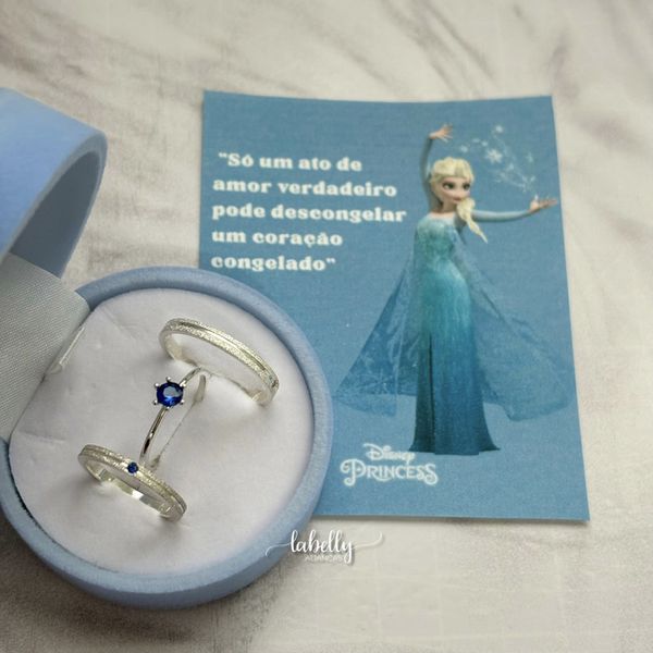 ALIANÇAS ELSA 2MM - COM ANEL SOLITÁRIO IMPERATRIZ 