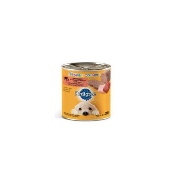 CARNE CAO PEDIGREE 280G JUNIOR CARNE/FGO LATA