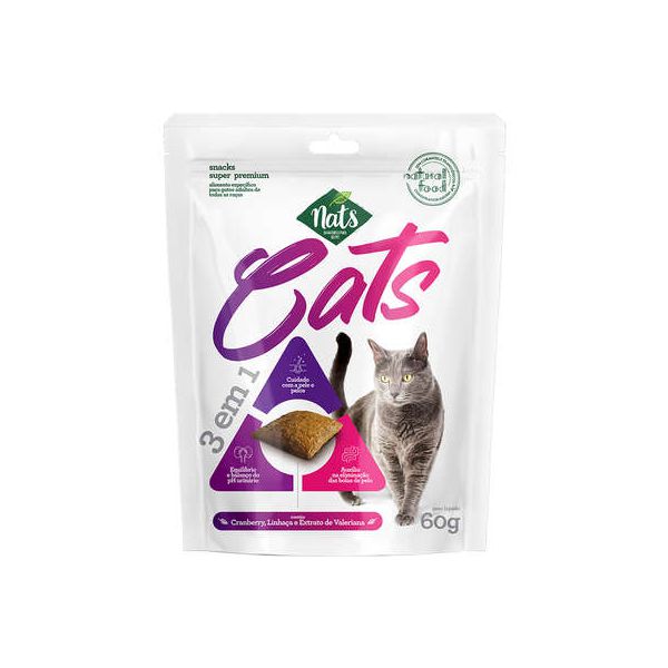 BIFINHO GATO NATS CATS 3 EM 1 60G