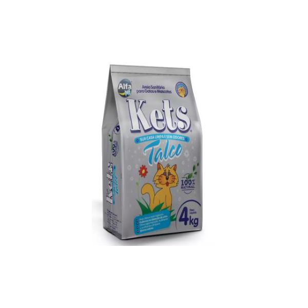 GRANULADO GATO KETS *TALCO* 4 KG
