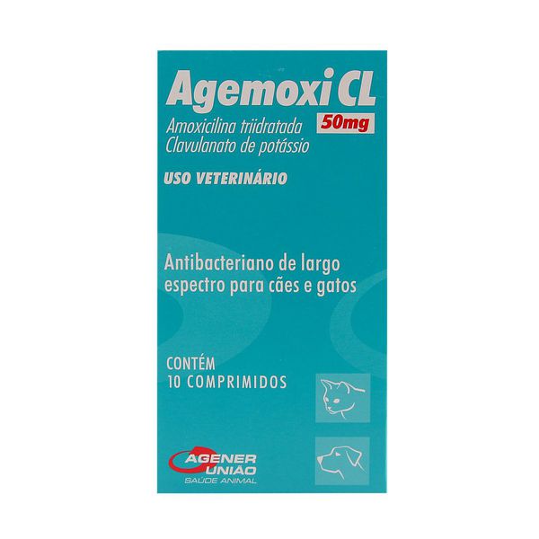 AGEMOXI CL 50MG 10CP