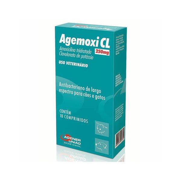 AGEMOXI CL 250MG 10CP