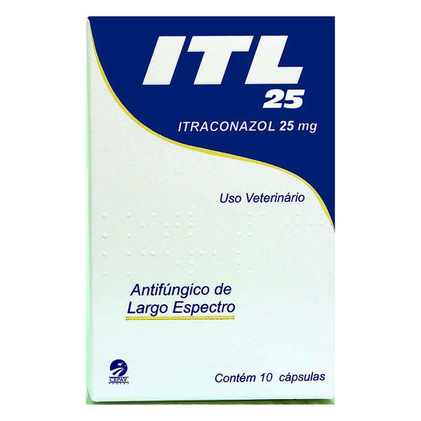 ITL ITRACONAZOL ANTIFUNGICO 25MG 10 CP