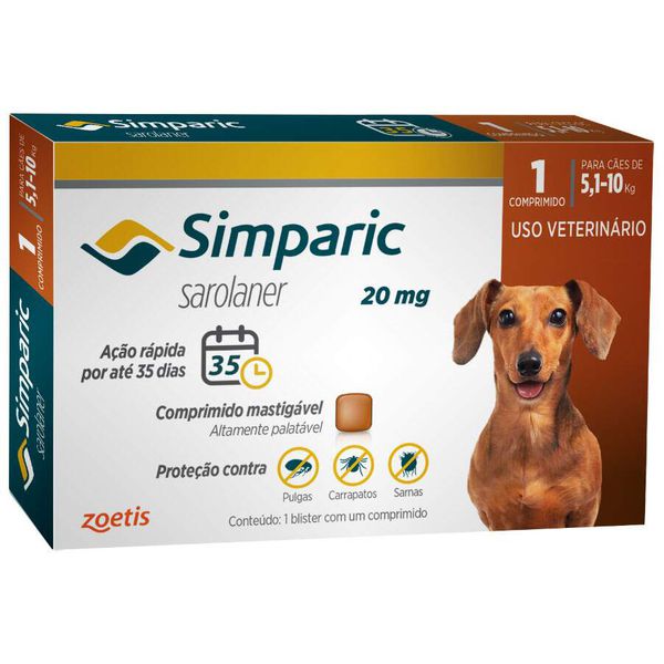 SIMPARIC 20MG 5,1 A 10 KG 1 COMP