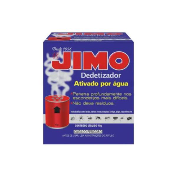 INSET JIMO GAS FUMIGANTE 10G C/AGUA