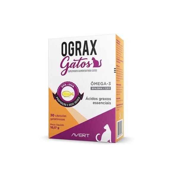 OGRAX GATOS 30 CAPSULAS