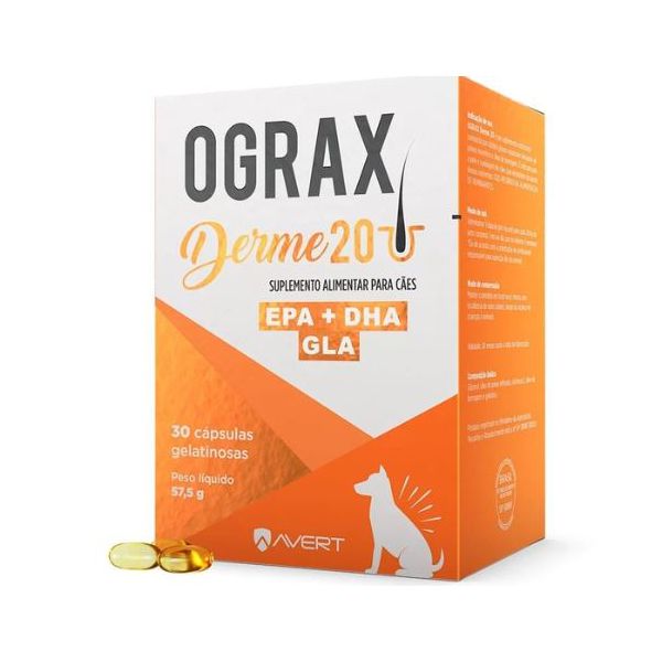OGRAX- DERME 20 30 CAP (20KG)