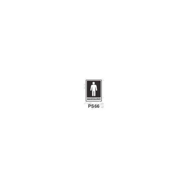 PLACA SINAL 15X20CM 066 MASCULINO