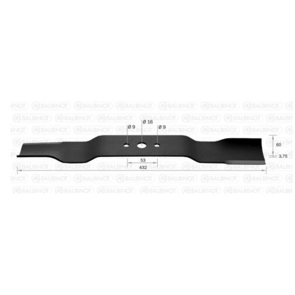 FACA ROCADEIRA BALBINOT GARTHEN GSM 2.0CV - 0741