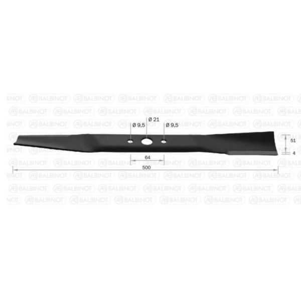 FACA ROCADEIRA BALBINOT MTD/BRANCO 035B/050B/060B 0554