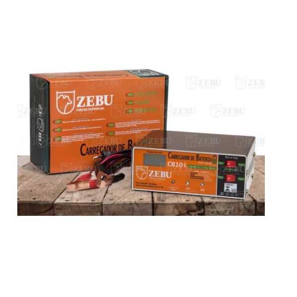 CARREGADOR BATERIA ZEBU CB10I