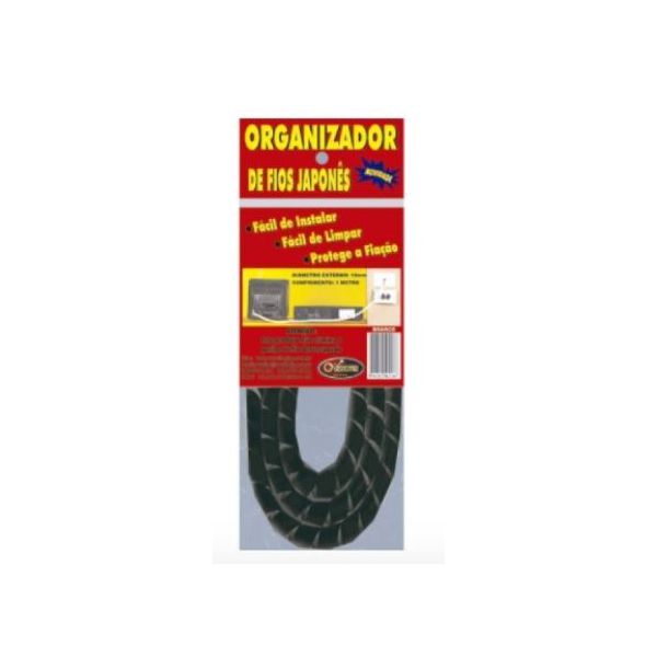 ORGANIZADOR FIOS JAPONES PRETO 1 METRO