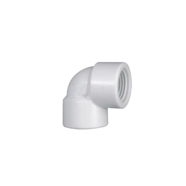 CNX BRANCA JOELHO ROSCA 90 X 1/2