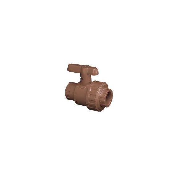 REGISTRO ESFERA SOLD PVC 50MM C/ UNIAO