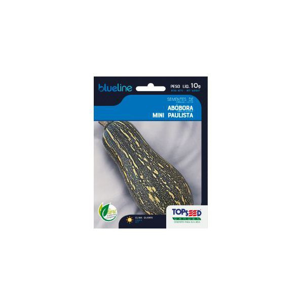 HORTALICA SEMENTE BLUELINE ABOBORA MINI PAULISTA 10G