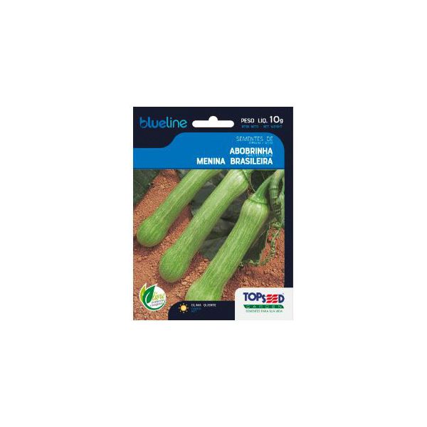 HORTALICA SEMENTE BLUELINE ABOBRINHA MENINA BRASILEIRA 10G