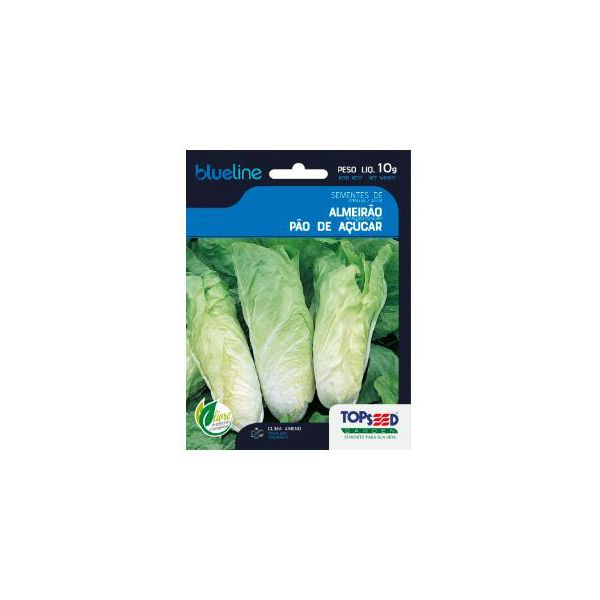 HORTALICA SEMENTE BLUELINE ALMEIRAO PAO DE AÇUCAR 10G