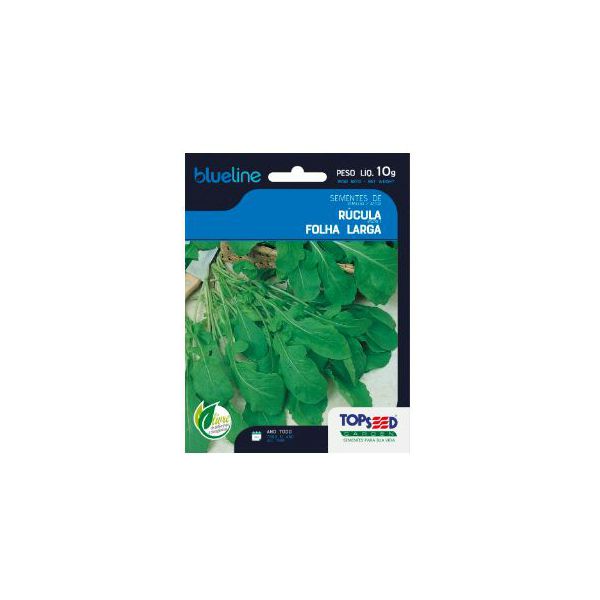 HORTALICA SEMENTE BLUELINE RUCULA FOLHA LARGA 10G