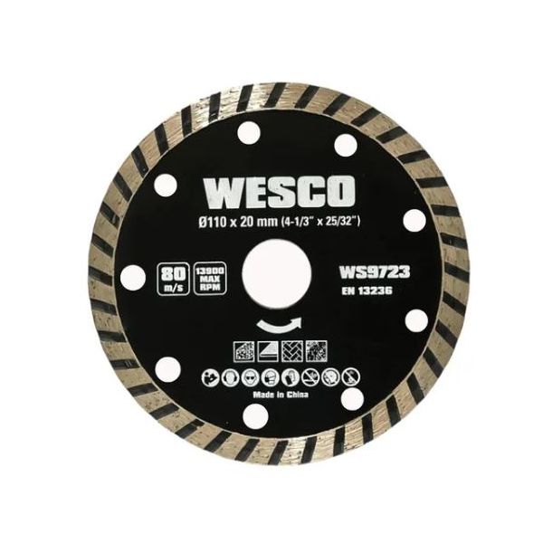 DISCO PISO WESCO TURBO 110MM (WS9723)