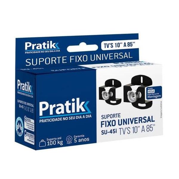 SUPORTE TV PRATIK SU 45I UNIVERSAL AÇO CARBONO