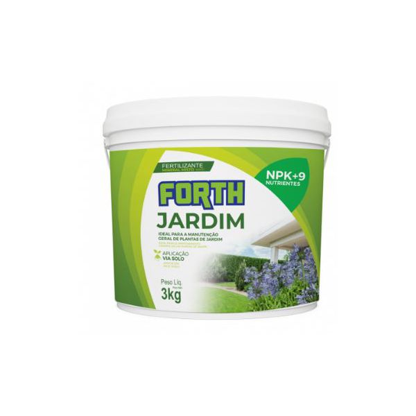 ADUBO FOLIAR FORTH JARDIM 3 KG