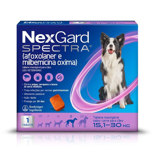 NEXGARD SPECTRA 4.00GR (15,1 - 30KG) G 