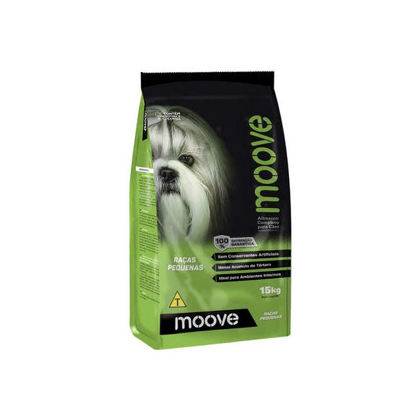 RACAO CAO MOOVE PET ADULTO R PEQ 15 KG 