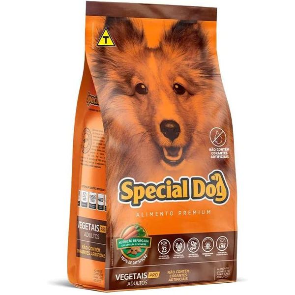 RACAO CAO SPECIAL DOG 15 KG VEGETAIS PRO ADULTO