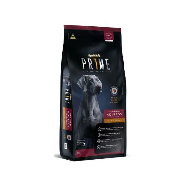 RACAO CAO SPECIAL DOG 15 KG PRIME AD RAÇAS GRANDES