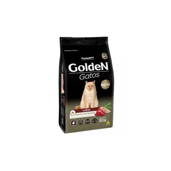 RACAO GATO GOLD ADULT CAST CARNE 10 KG 