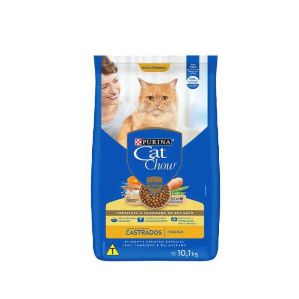 RACAO GATO CAT CHOW AD CAST 10KG FRANGO